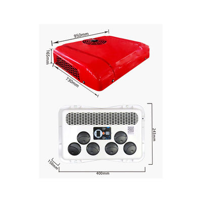 24V 3000Watt Heavy Duty Truck Cabin Air Conditioner Portable Compact Design AC System Long Haul Cooling