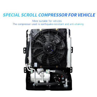 2300Watt High Cooling Capacity 450m3H Airflow DC12V Truck Bed Air Conditioner Sleeper Cab AC Unit