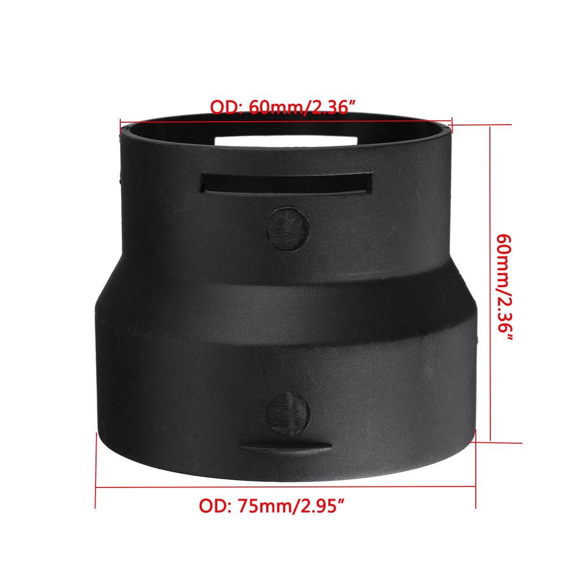 75mm To 60mm Reducer Duct For Parking Diesel Heater - Outlet Adapter For Webasto, Eberspacher Air Heaters